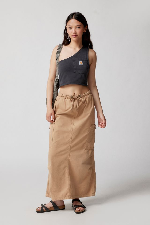 Urban Renewal Remade Carhartt One-Shoulder Cropped Top #2
