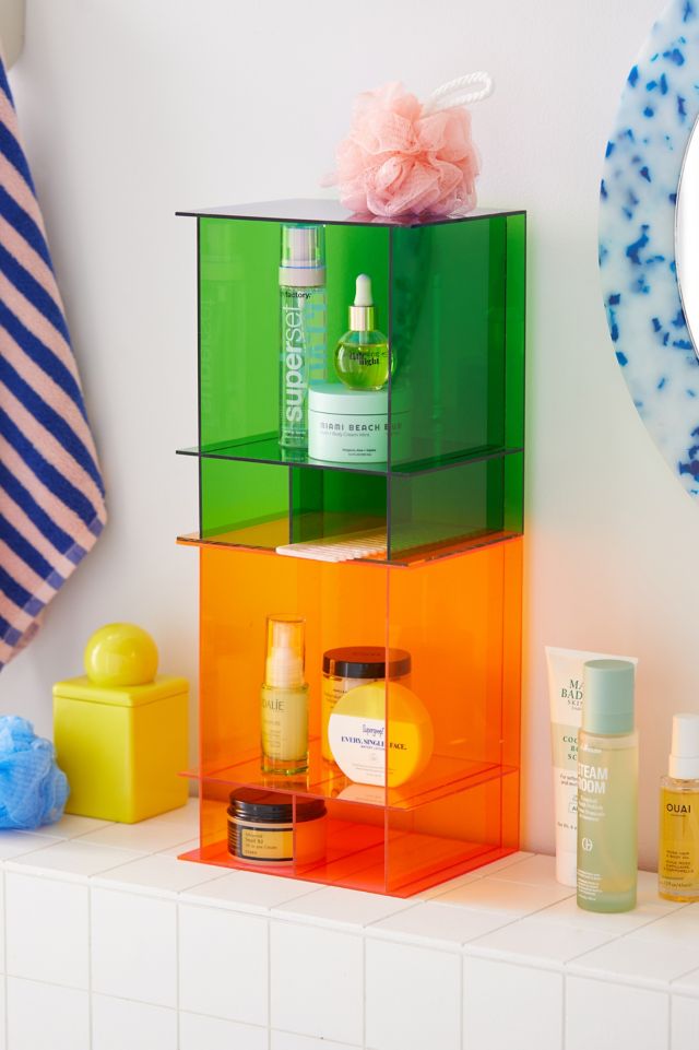 Acrylic Bathroom Corner Shelf