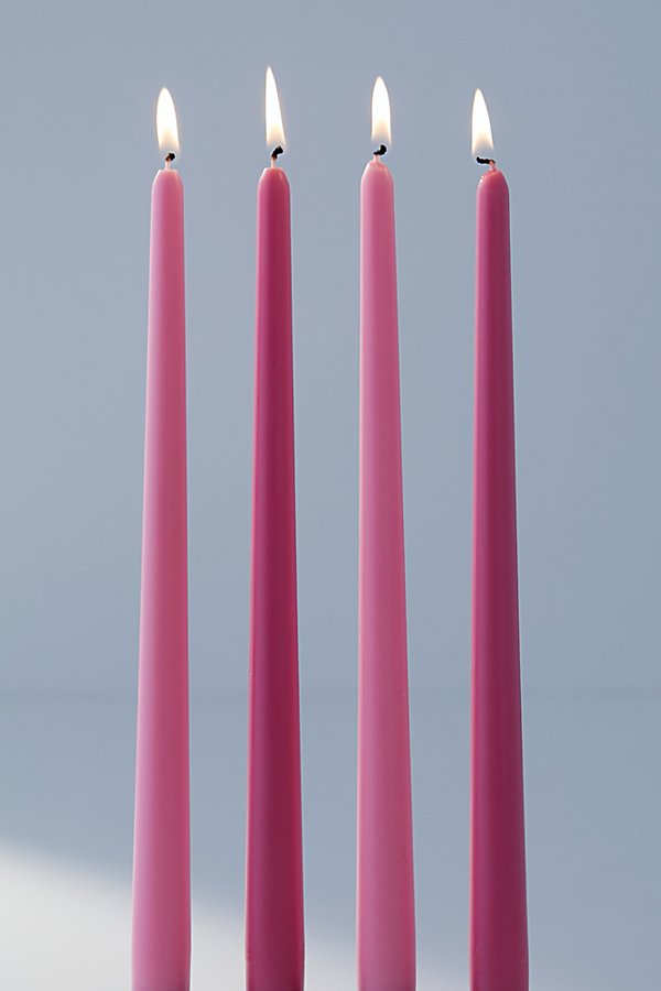 Urban Outfitters Solid Taper Candle - Set Of 4