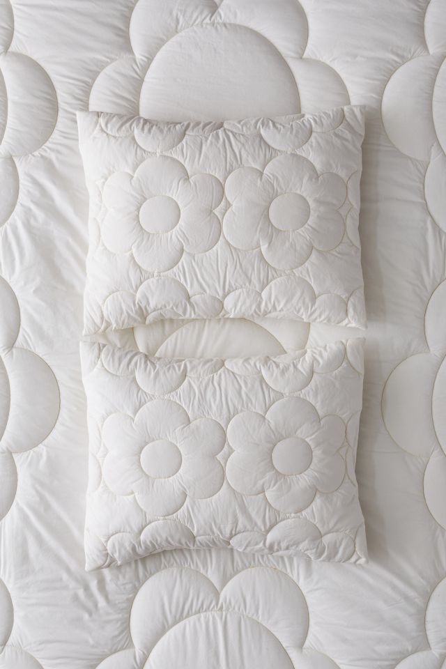 100% Organic Cotton Quilted Sham Set