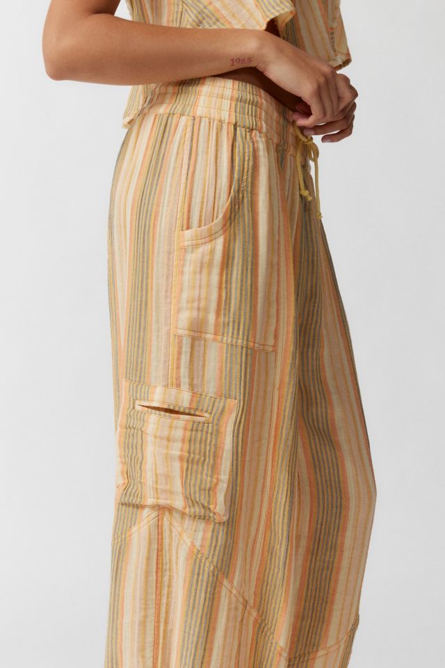 Out From Under Cabot Stripe Utility Pant #2