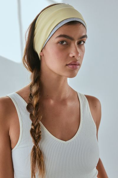 Ensemble de bandeaux larges en tricot doux et extensible