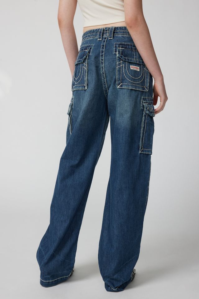 True Religion UO Exclusive Big T Cargo Jean | Urban Outfitters