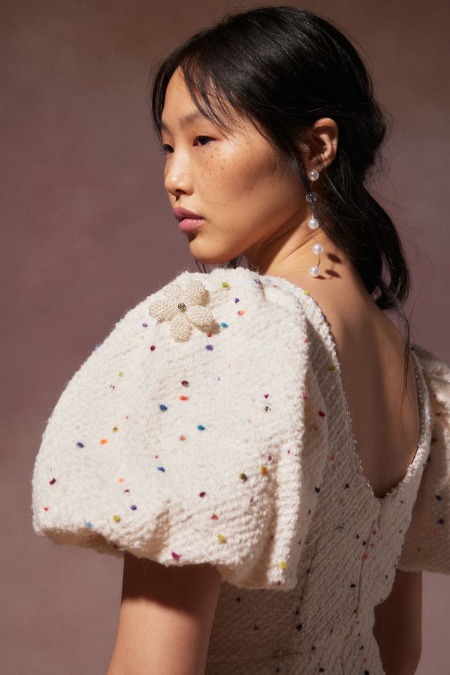 Robe Mini Florale en Tweed Blossom Sister Jane #1
