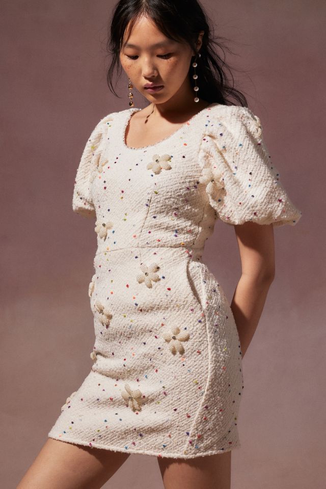 Robe Mini Florale en Tweed Blossom Sister Jane #2