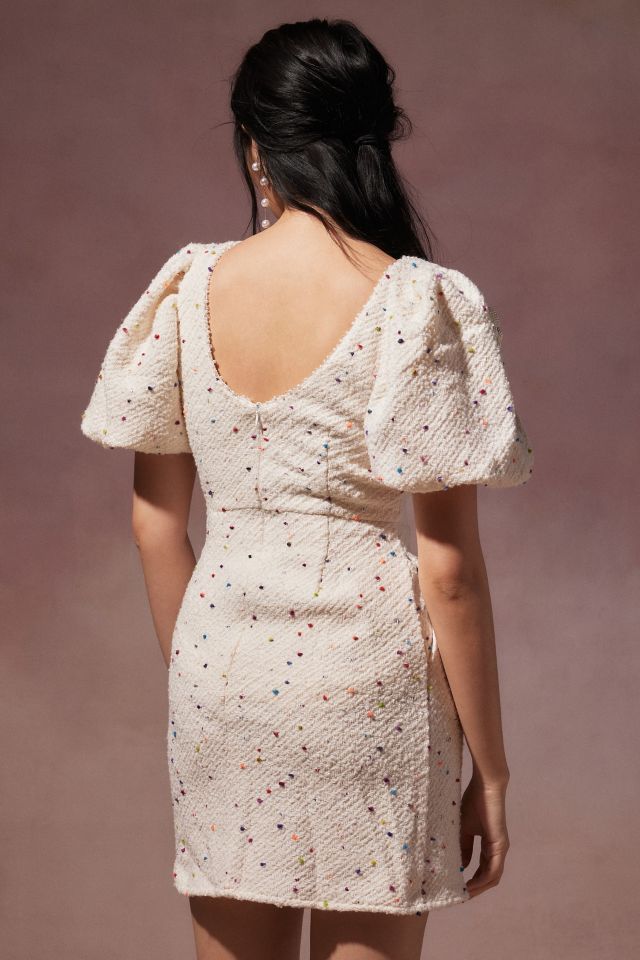Robe Mini Florale en Tweed Blossom Sister Jane #3