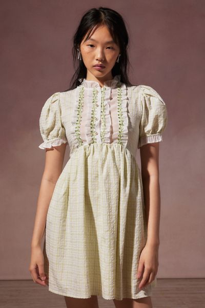 【英国発Sister Jane】Nevada gingham seersucker mini dress Nevada Gingham Mini Dress – Sister Jane