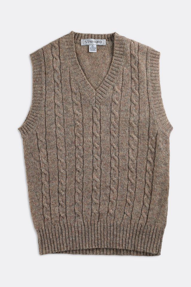 Vintage Knit Sweater Vest 021 Urban Outfitters
