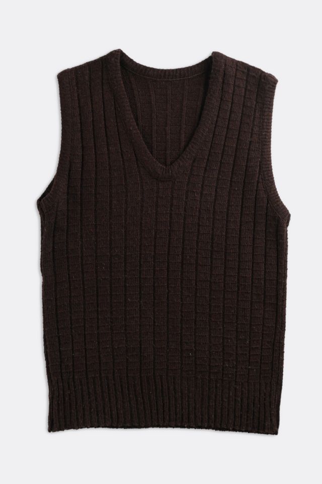 Vintage Knit Sweater Vest 022 Urban Outfitters