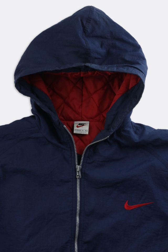 red nike windbreaker