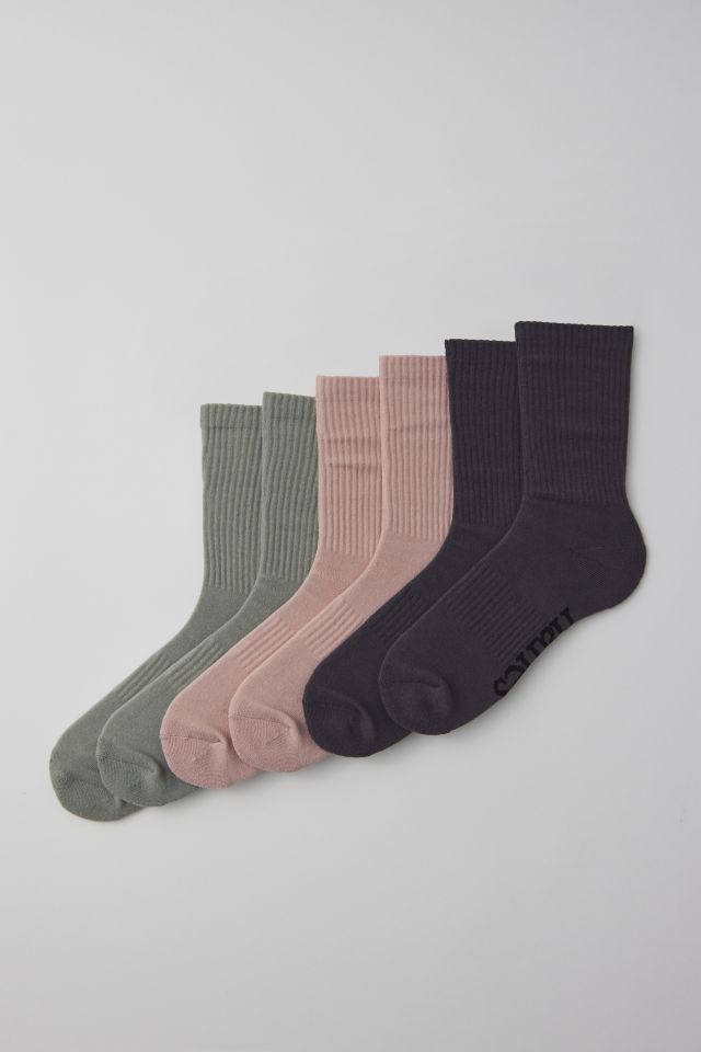 Lot de 3 paires de chaussettes mi-mollets Hanes, exclusivité UO #1