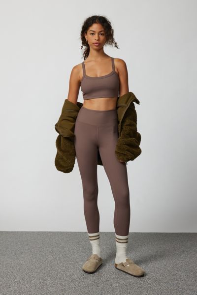 YEAR OF OURS HIGH HIGH CROPPED LEGGING IN COCO, WOMEN'S AT URBAN OUTFITTERS