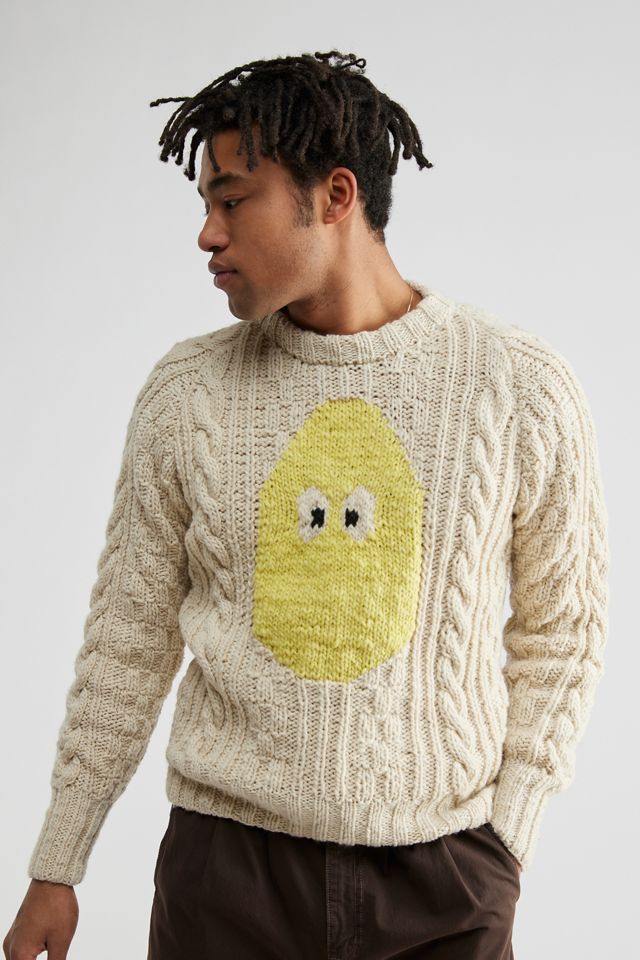 Monitaly Chamula Avocado Sweater Urban Outfitters