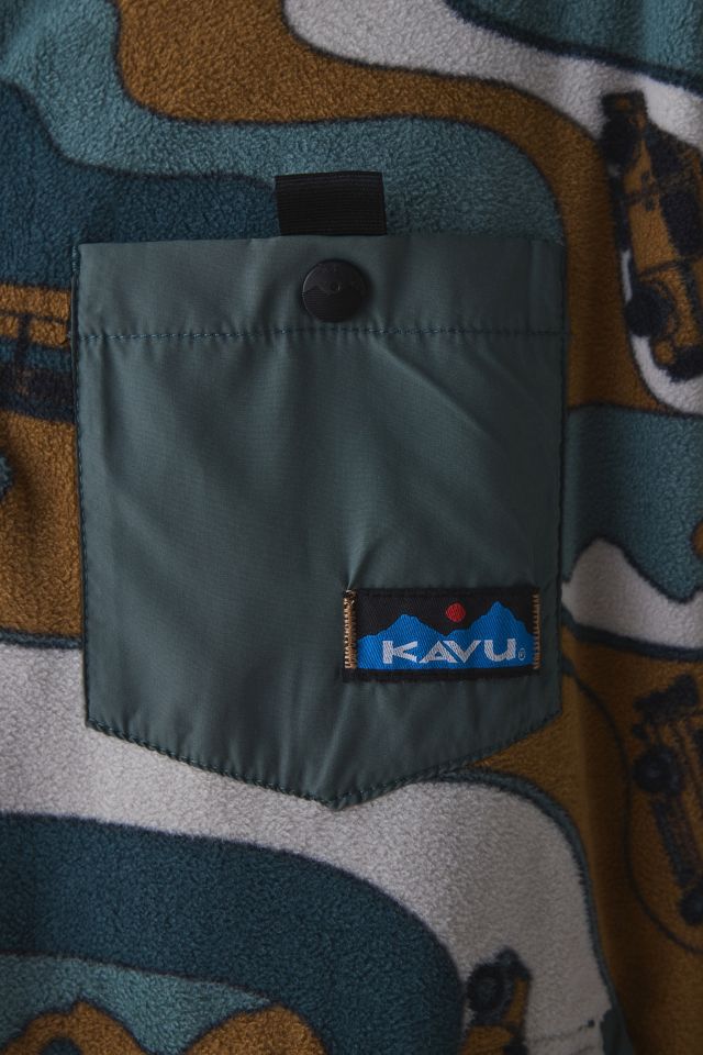 KAVU Teannaway Mock Neck High Pile Fleece Sweatshirt #3