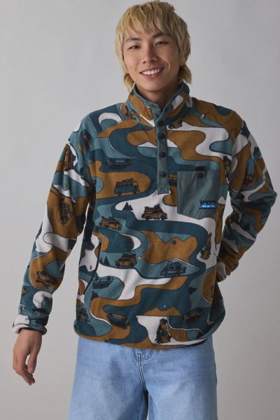 Lazy Oaf Giant Polka Dot Fleece Quarter-Zip Sweatshirt