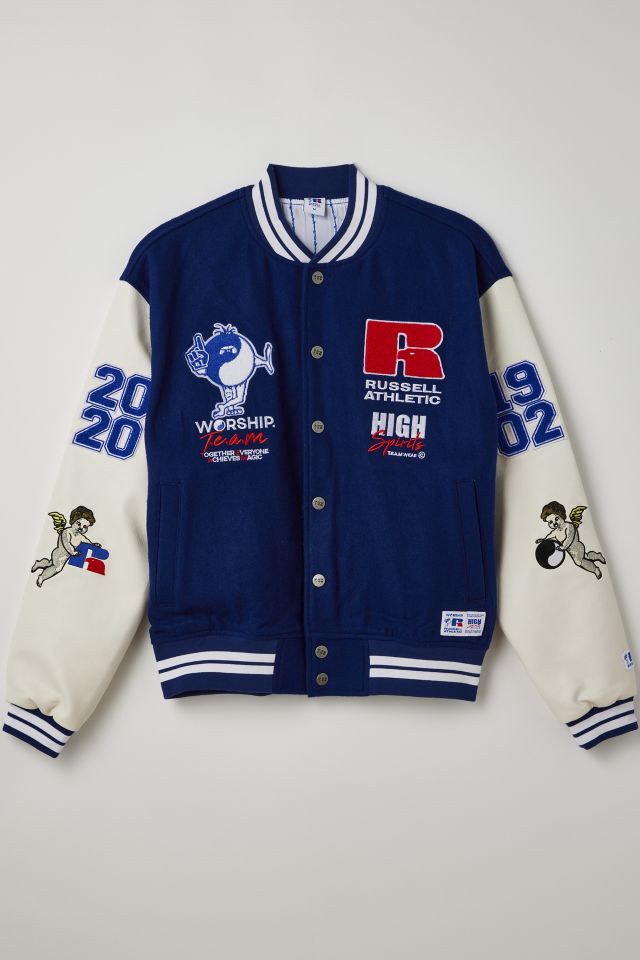 Russell Athletic X WORSHIP SUPPLIES Varsity Jacket