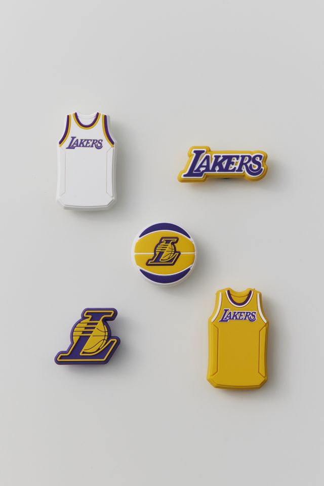 Crocs Jibbitz NBA Charm Set Lakers LA Urban | Outfitters Shoe