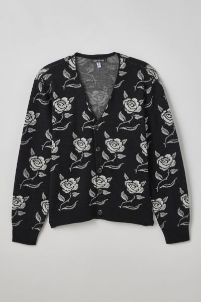 UO War Of The Rose Graphic Cardigan | Urban Outfitters