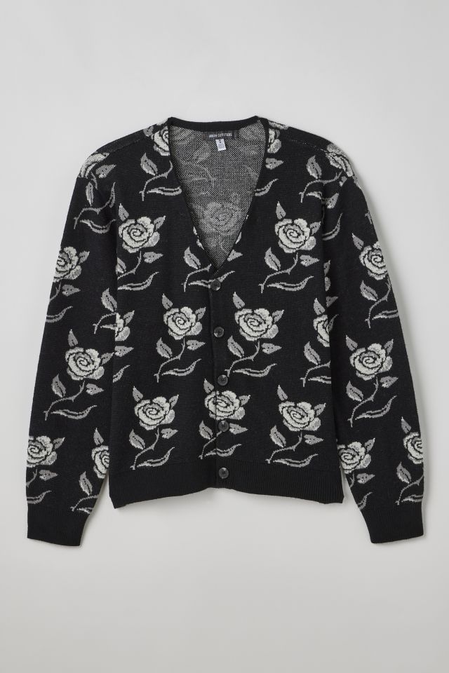 UO War Of The Rose Graphic Cardigan