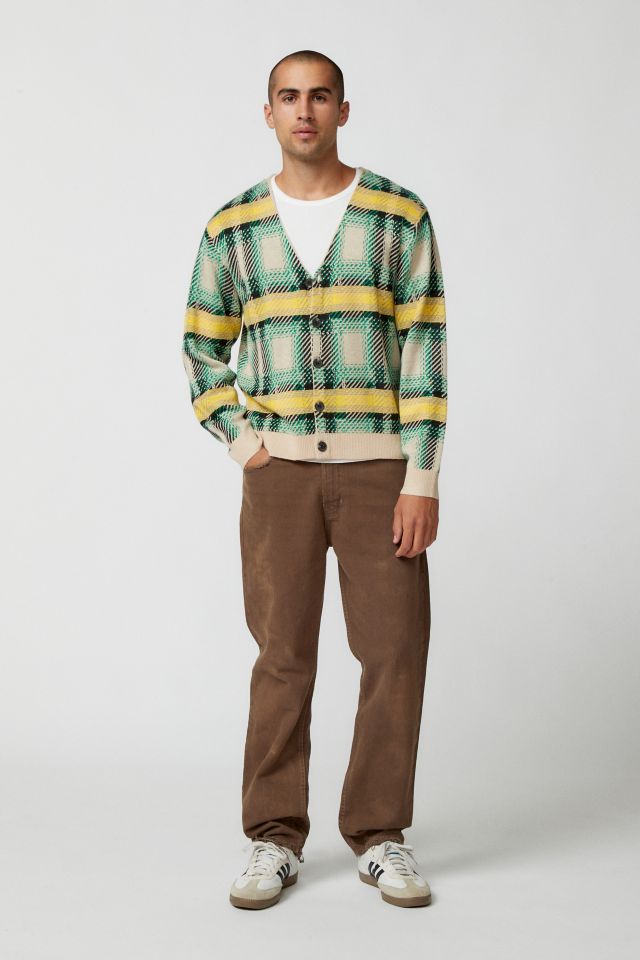 Cardigan avec imprimé de motif écossais UO #4