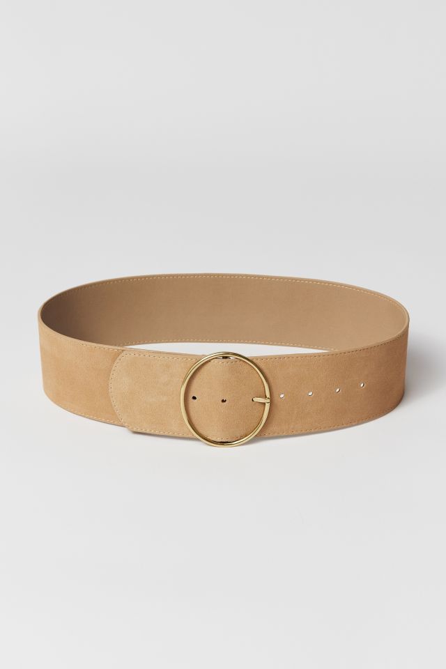 UO Jenny Wide Suede Belt | Urban Outfitters