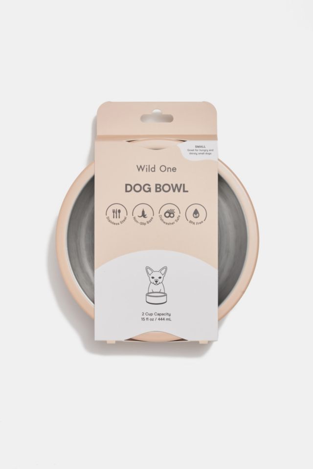 Stainless Steel Dog Bowl Set - Wild One