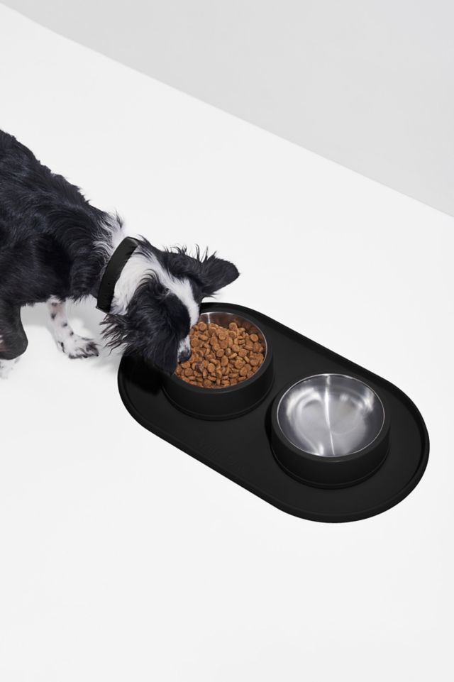 Wild One Silicone Black Dog Placemat | Petco