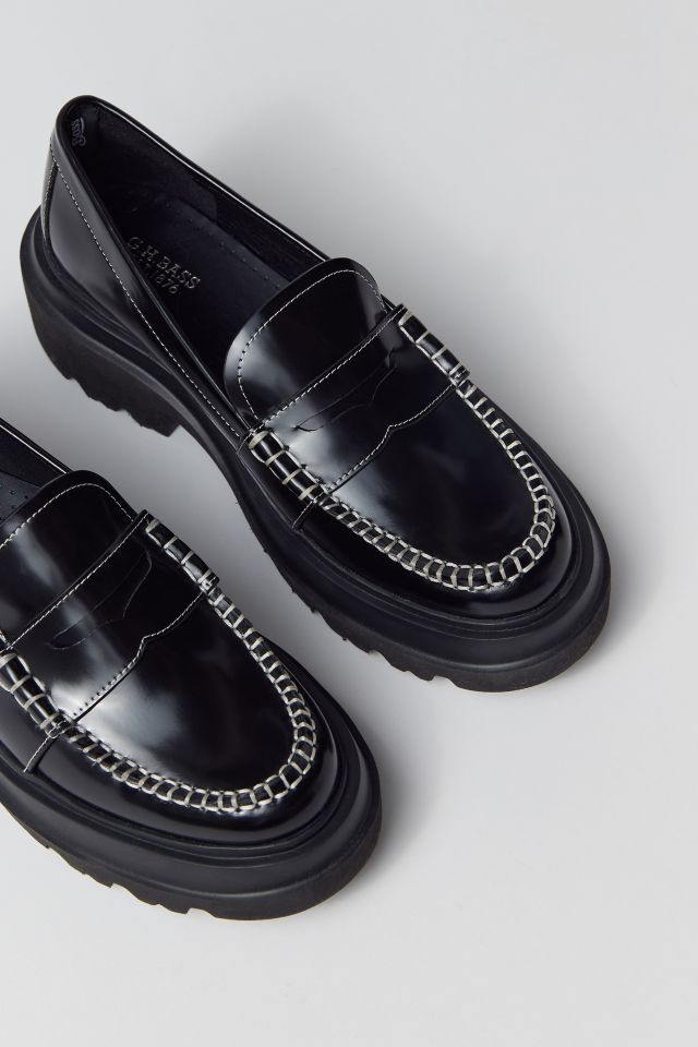 G.H.BASS Platform Lug Classic Loafer #3