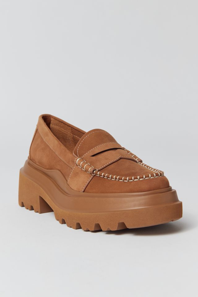 G.H.BASS Platform Lug Loafer #1