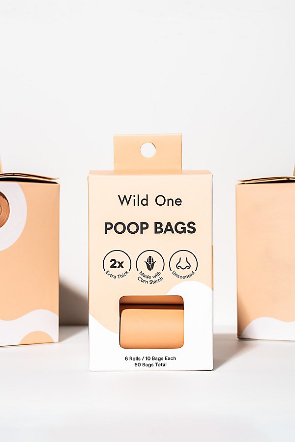 Wild One Dog Poop Bags, 60 Count In Blush At Urban Outfitters