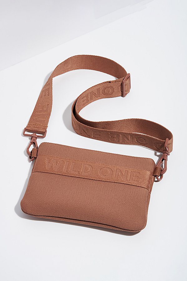 Wild One Recycled Knit Crossbody Dog Treat Pouch In Cocoa At Urban Outfitters In Brown