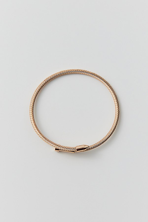 Urban Outfitters Nail Bracelet In Gold, Men's At