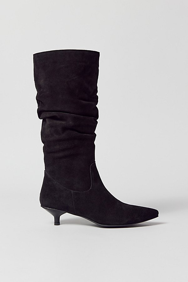Seychelles Acquainted Suede Boot In Black, Women's At Urban Outfitters