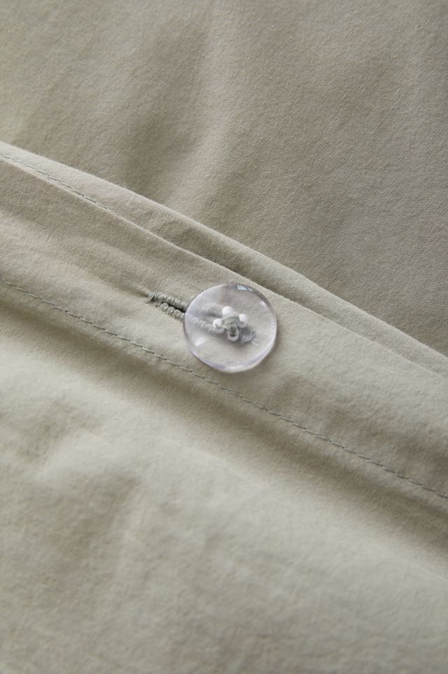 Breezy Cotton Percale Duvet Cover #3