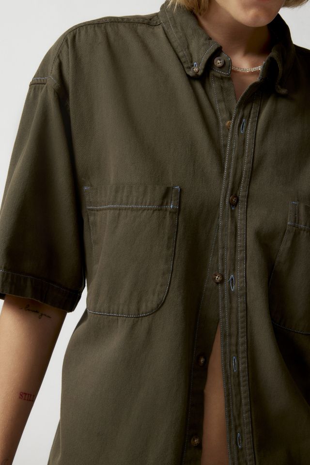 Urban Renewal Remade Overdyed Chambray Shirt #3