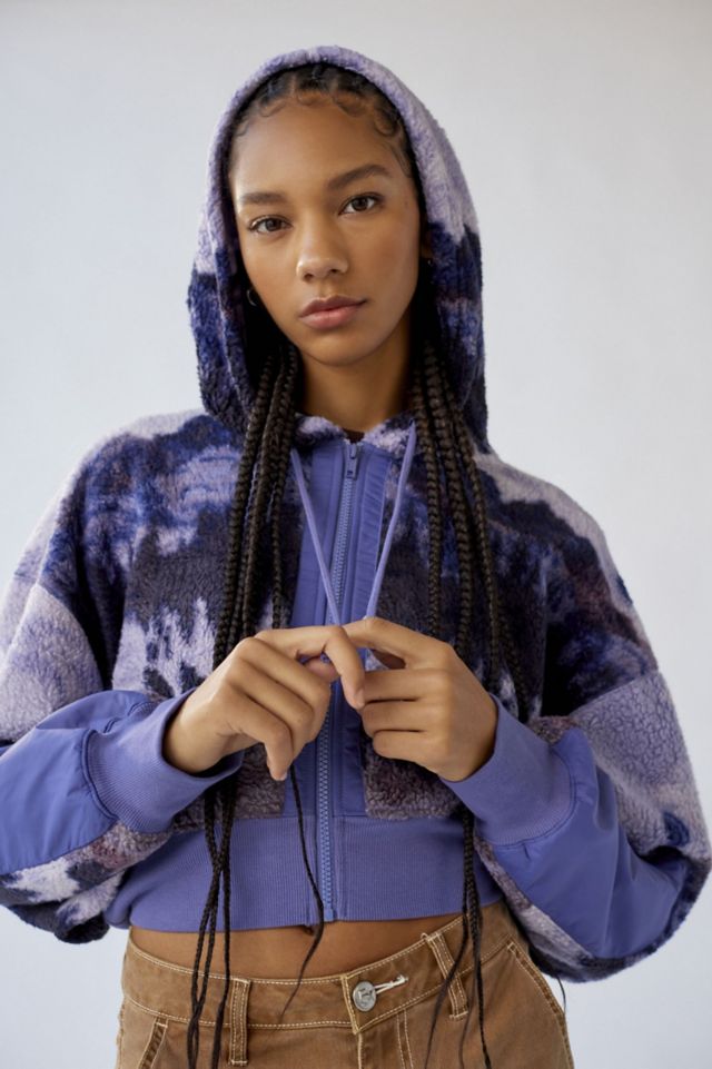 Urban outfitters sherpa hoodie sale