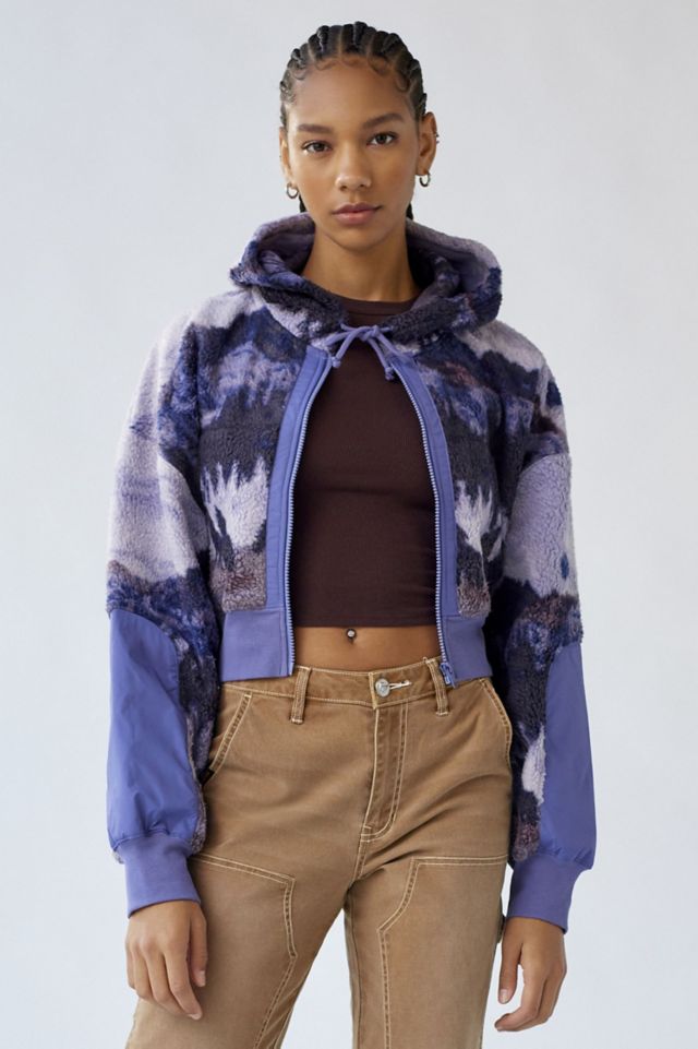 Urban outfitters 2024 sherpa hoodie