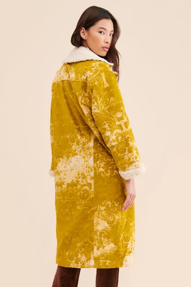 UO Asher Faux Shearling Overcoat #1