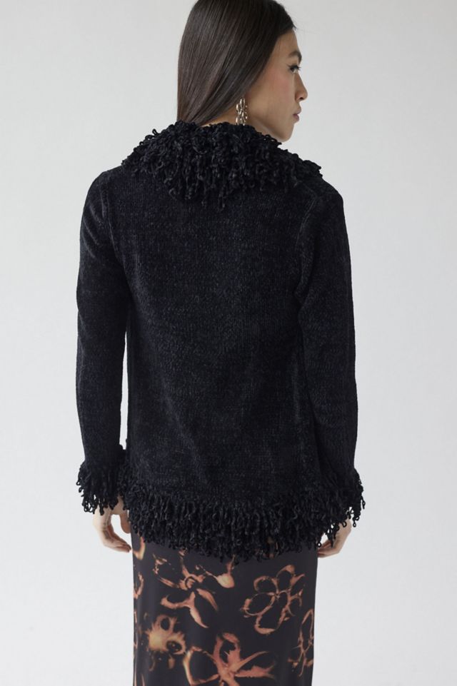 UO Soule Fringe Trim Cardigan #1