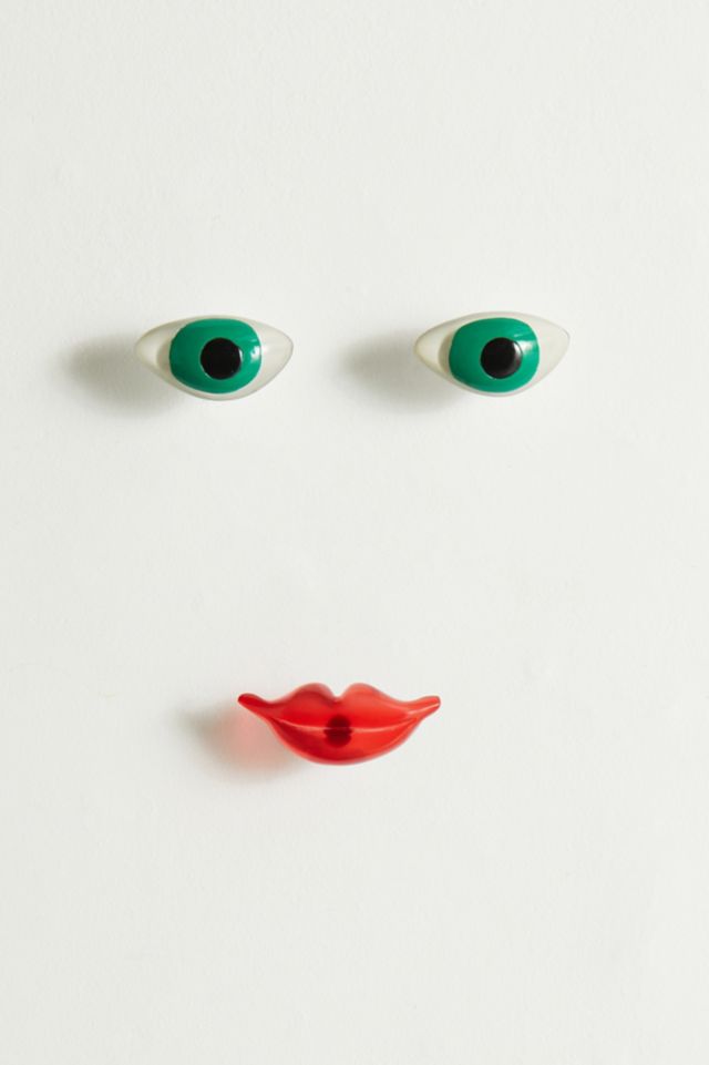 Face Wall Hook Set - Set Of 3 | Urban Outfitters