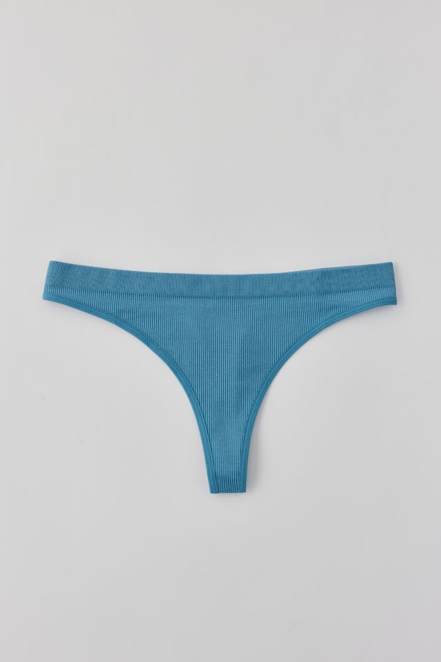 Out From Under Ribbed Cotton Thong  Urban Outfitters Japan - Clothing,  Music, Home & Accessories