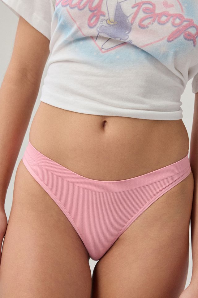 Out From Under Seamless Ribbed Thong #1