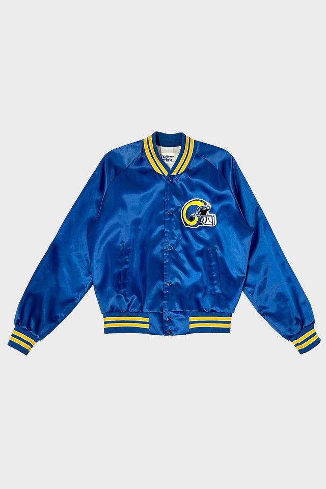 Vintage 1980's Rams Satin Lined Jacket