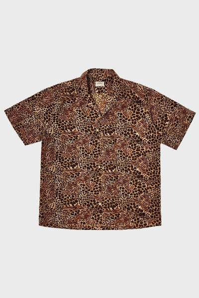 Vintage 1980’s Vanson Leopard Print Short Sleeve Button Up Shirt ...