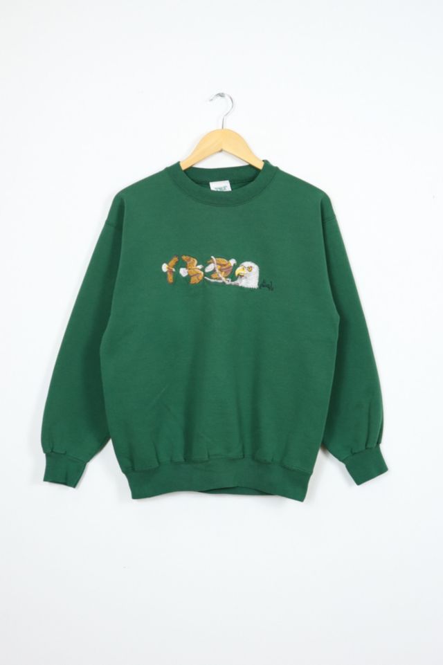 Vintage Embroidered Eagle Crewneck | Urban Outfitters
