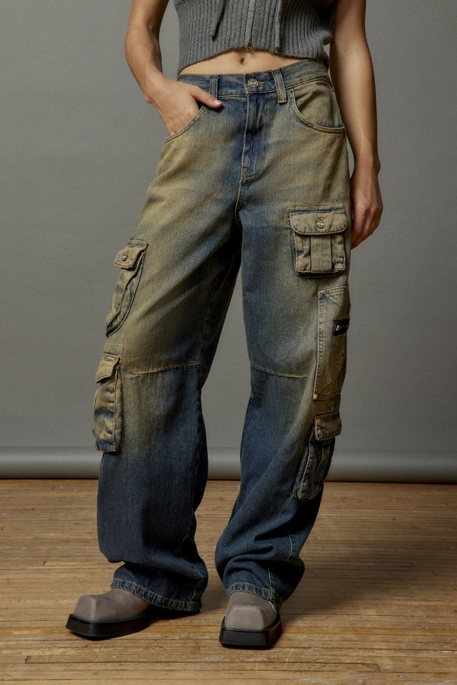 BDG Logan Buckle Baggy Boyfriend Cargo Jean #2