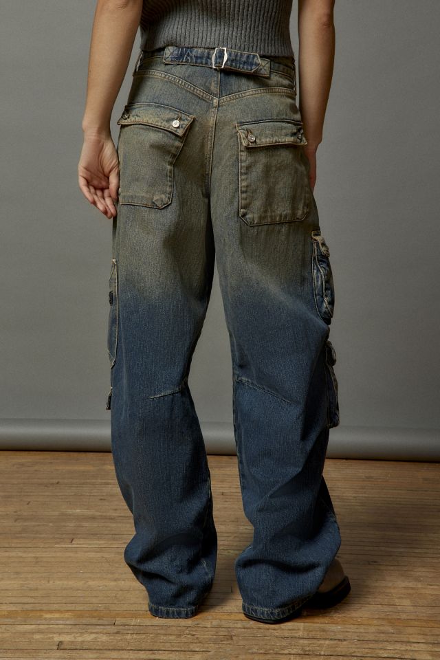 BDG Logan Buckle Baggy Boyfriend Cargo Jean #3