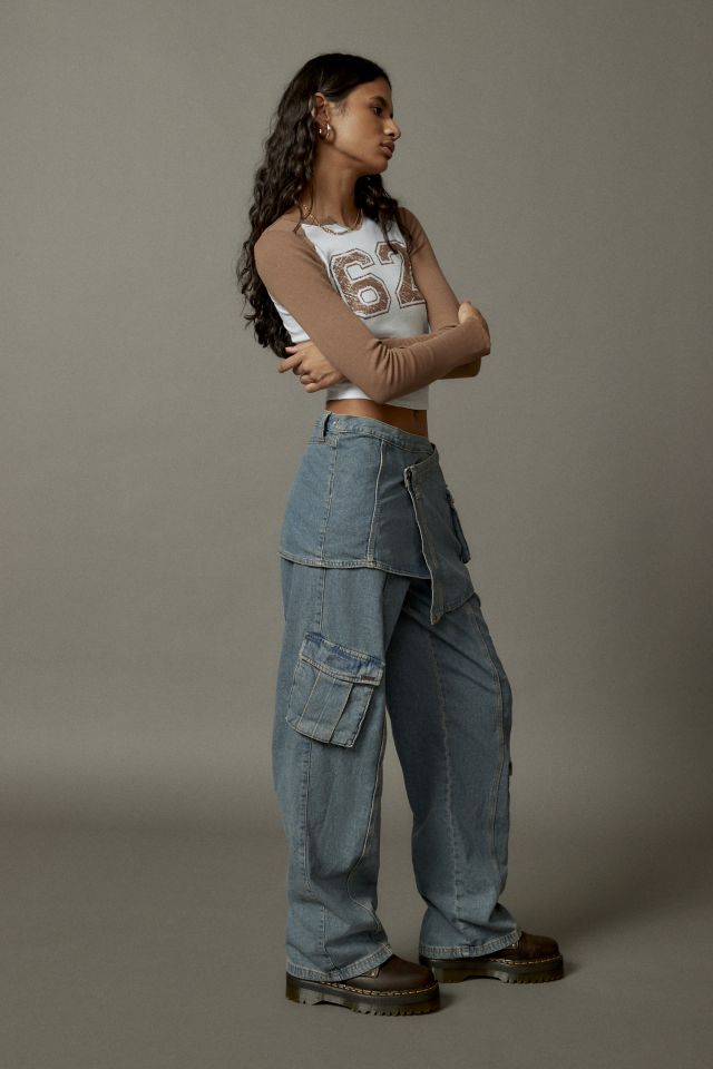 Jean skirt urban outfitters best sale