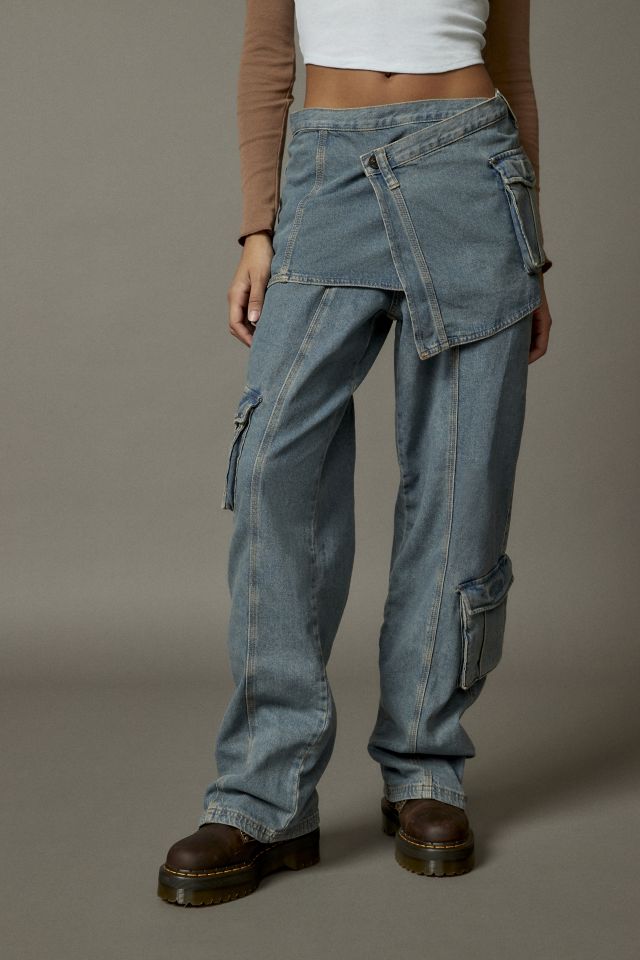 BDG Layered Skirt Jean #1