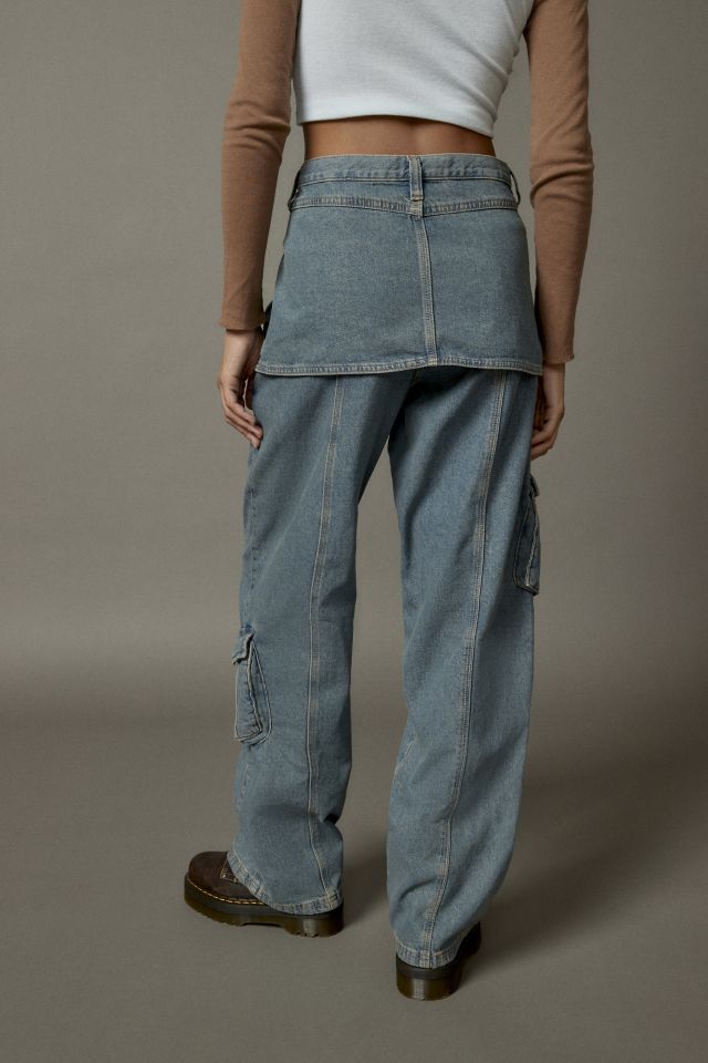 BDG Layered Skirt Jean #3